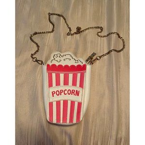 Betsey Johnson Popcorn BUTTER ME UP Purse Bag Crossbody Handbag rare